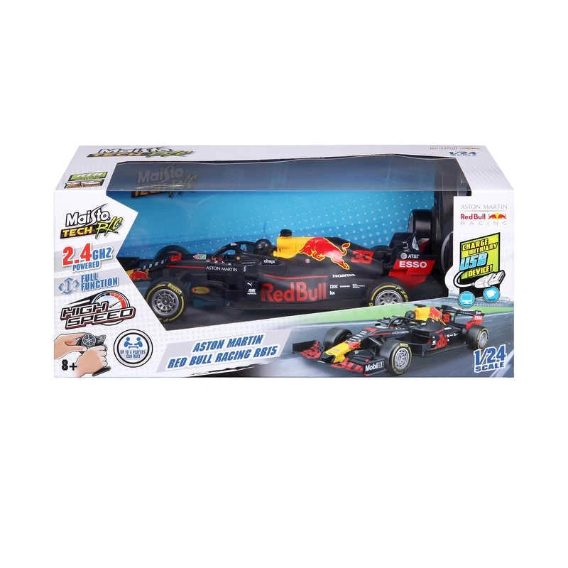 Dominate the Track: 1/24 Red Bull RB15 Verstappen RC Car - Unleash the Speed!