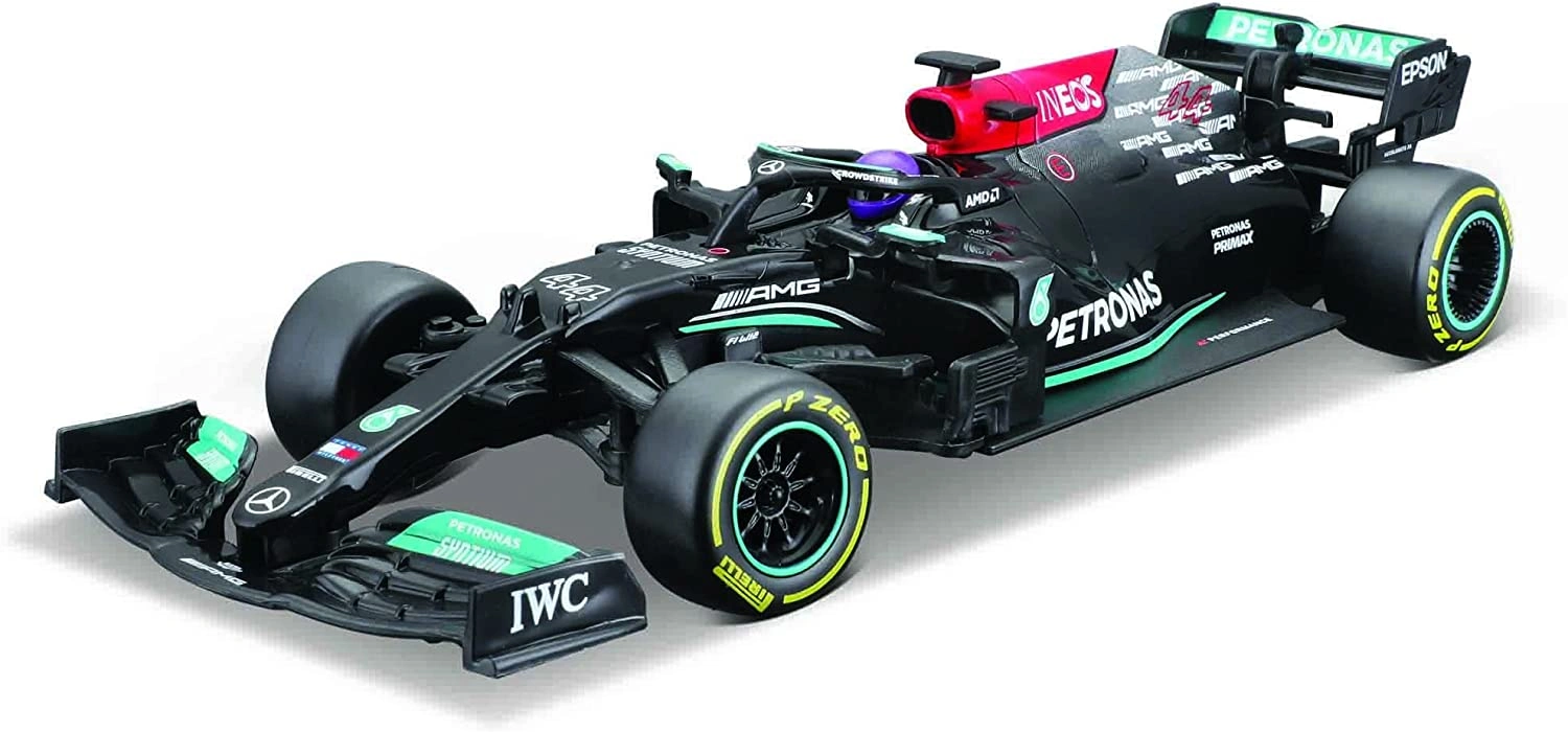 Recreate the Thrill: 1:24 Lewis Hamilton 2021 F1 Mercedes R/C Racer